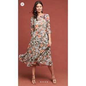 Beautiful ANTHROPOLOGIE midi length dress